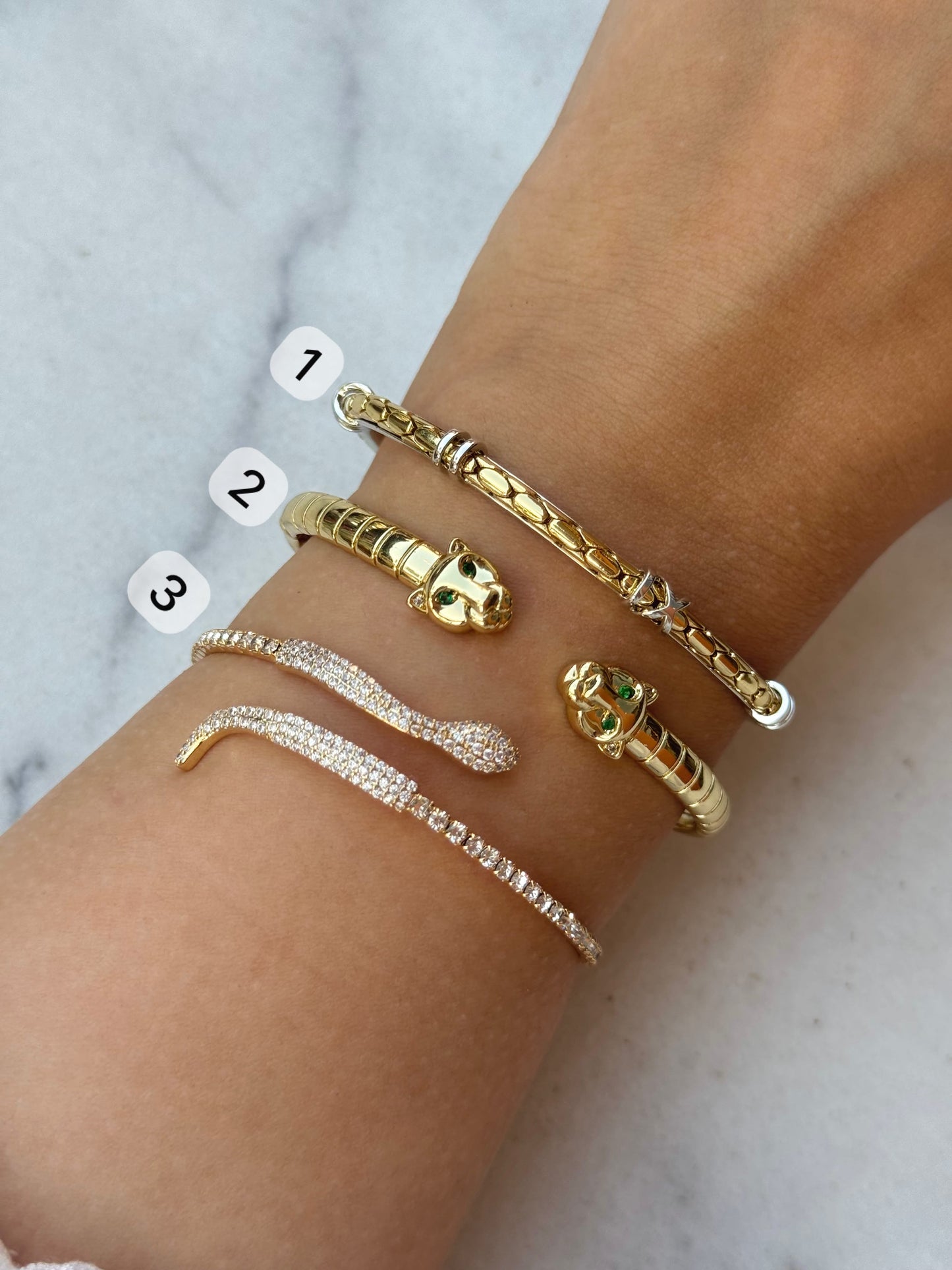 Sharp bangles