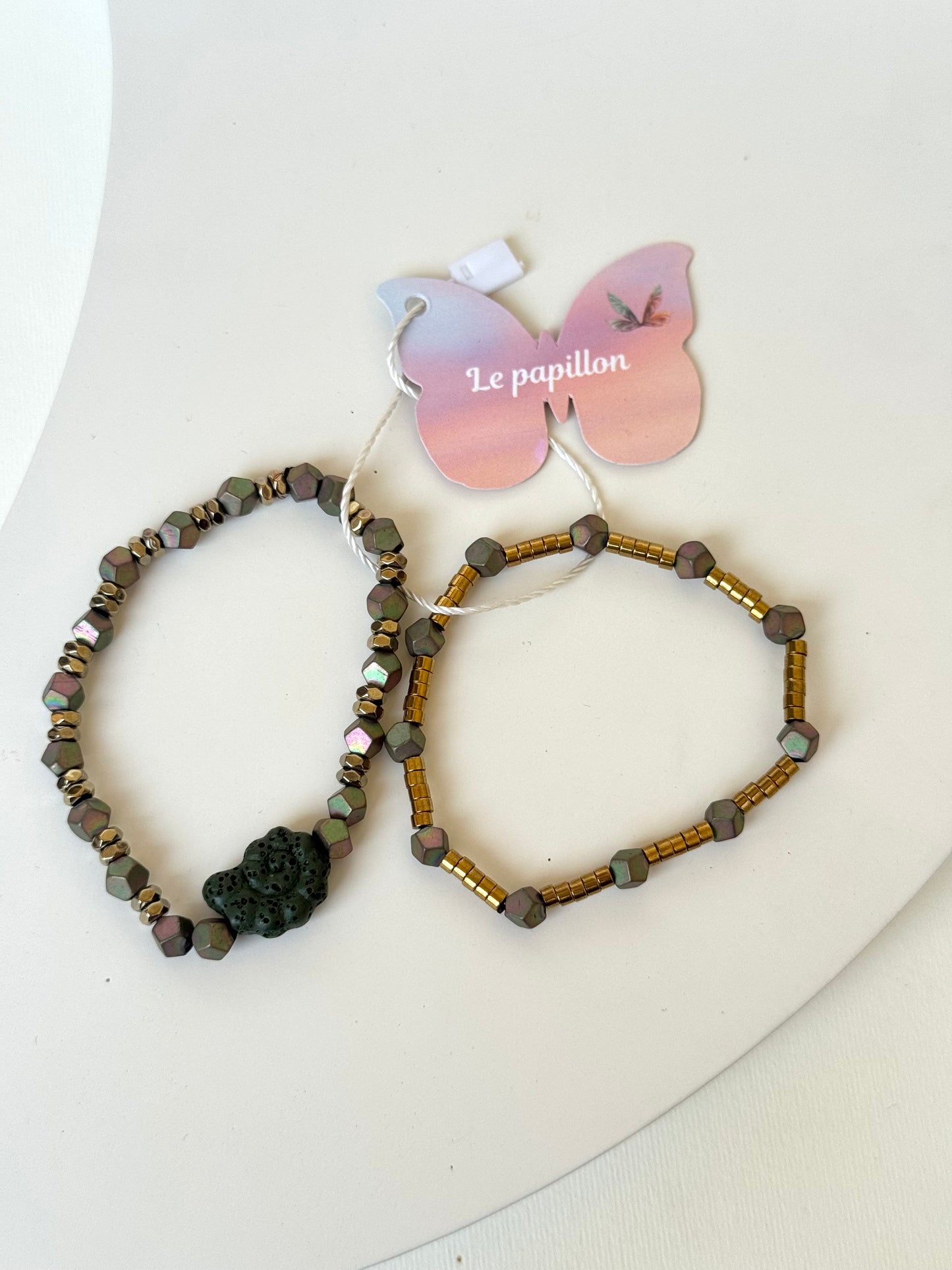 Crinkled Bracelet Set