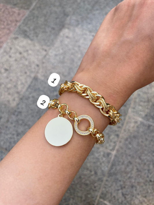 Coin Charm Bracelet