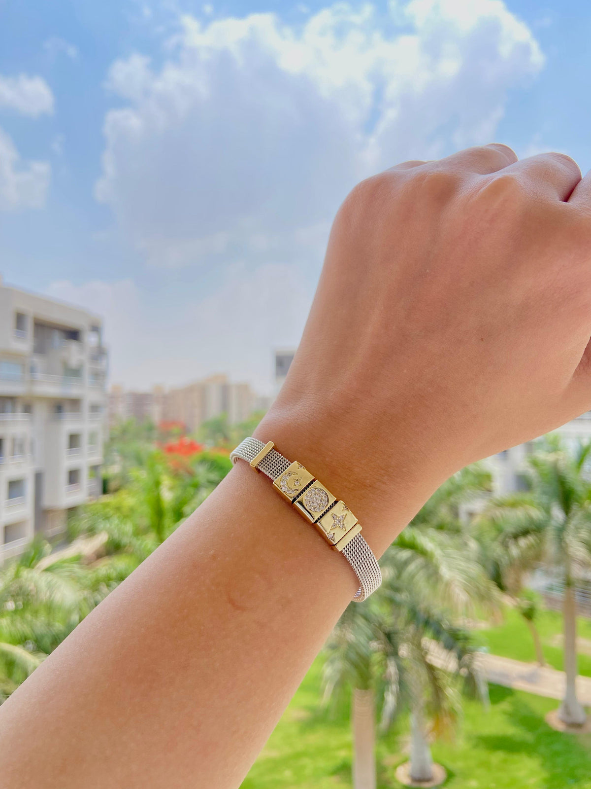 Silver Magnet Bracelet
