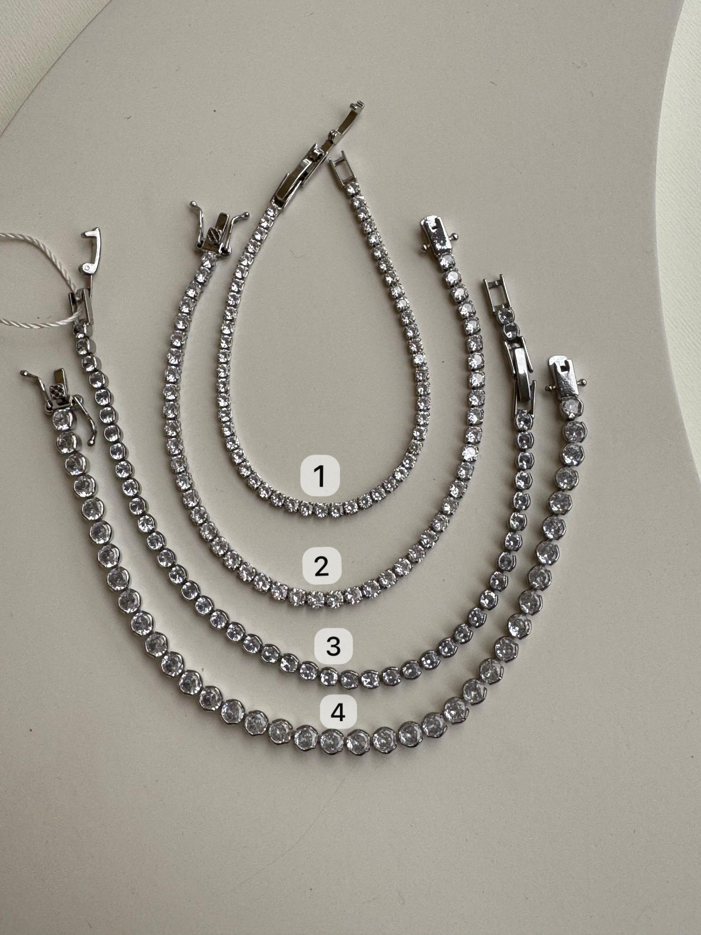 Tennis Silver Bracelet