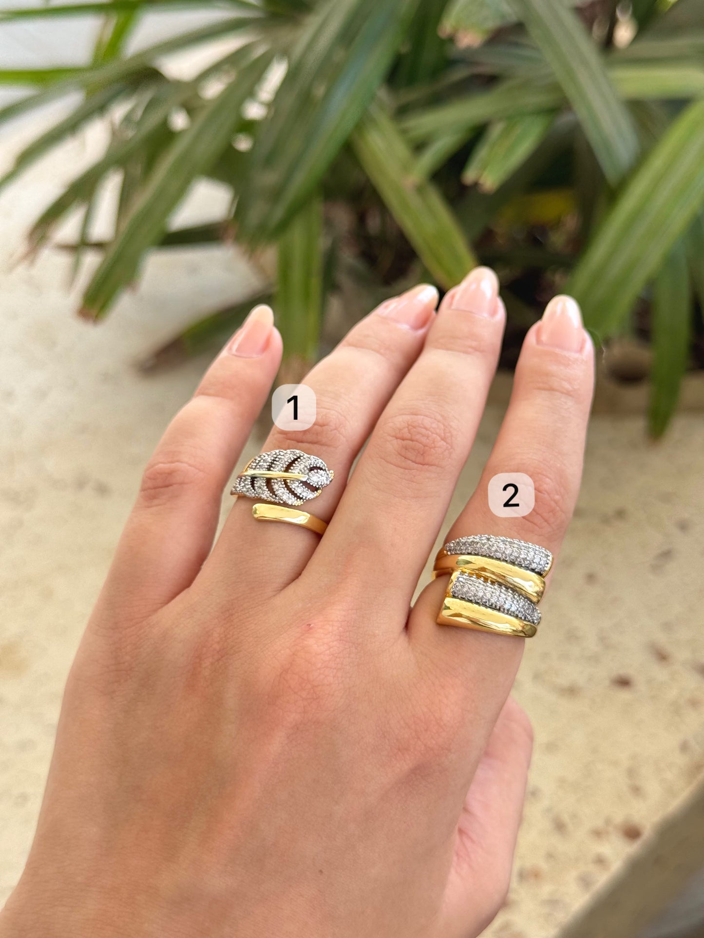 Leaves Rings