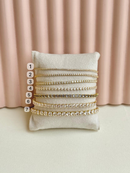 Gold tennis Adjustable