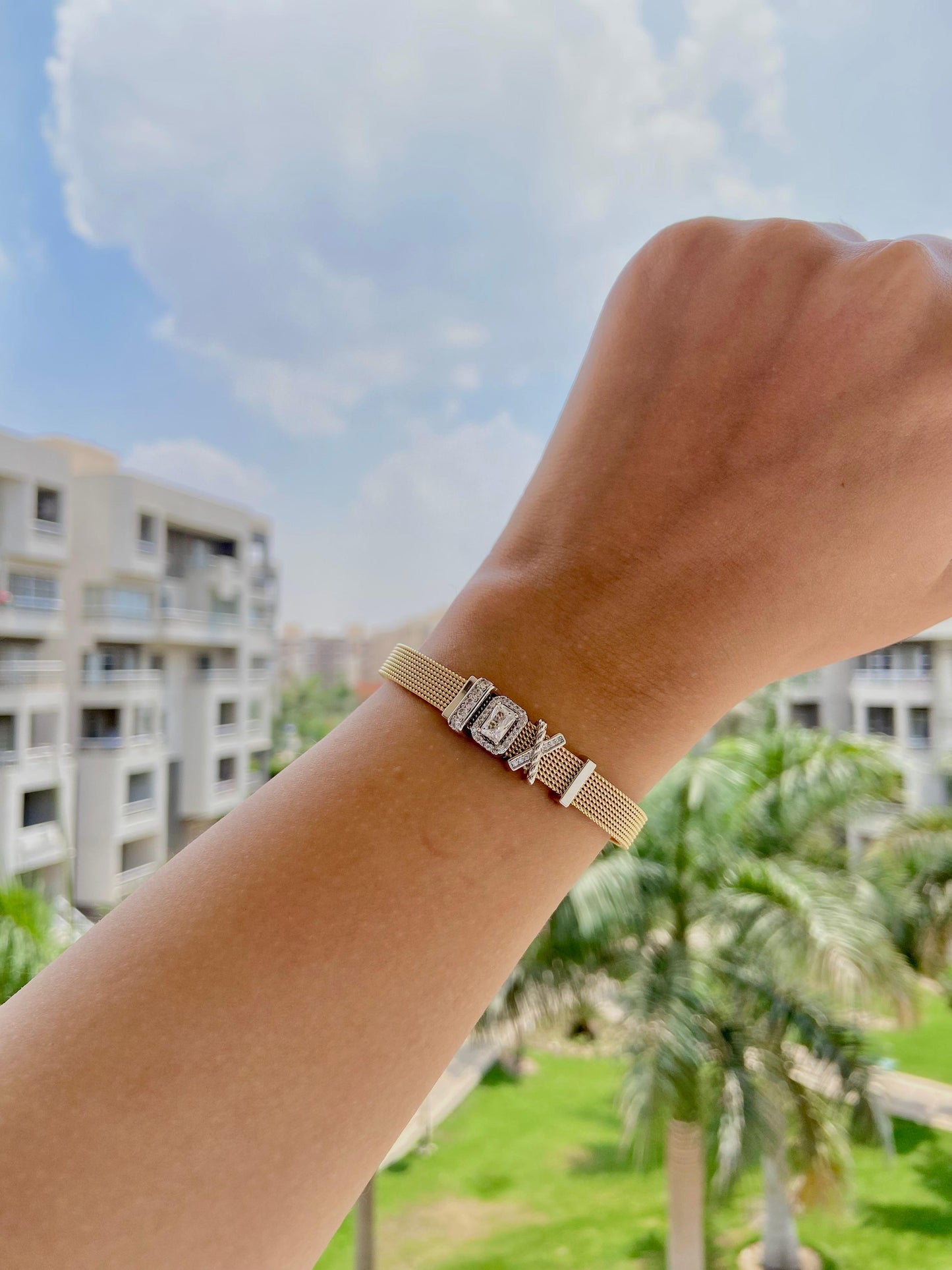 Gold Magnet Bracelet