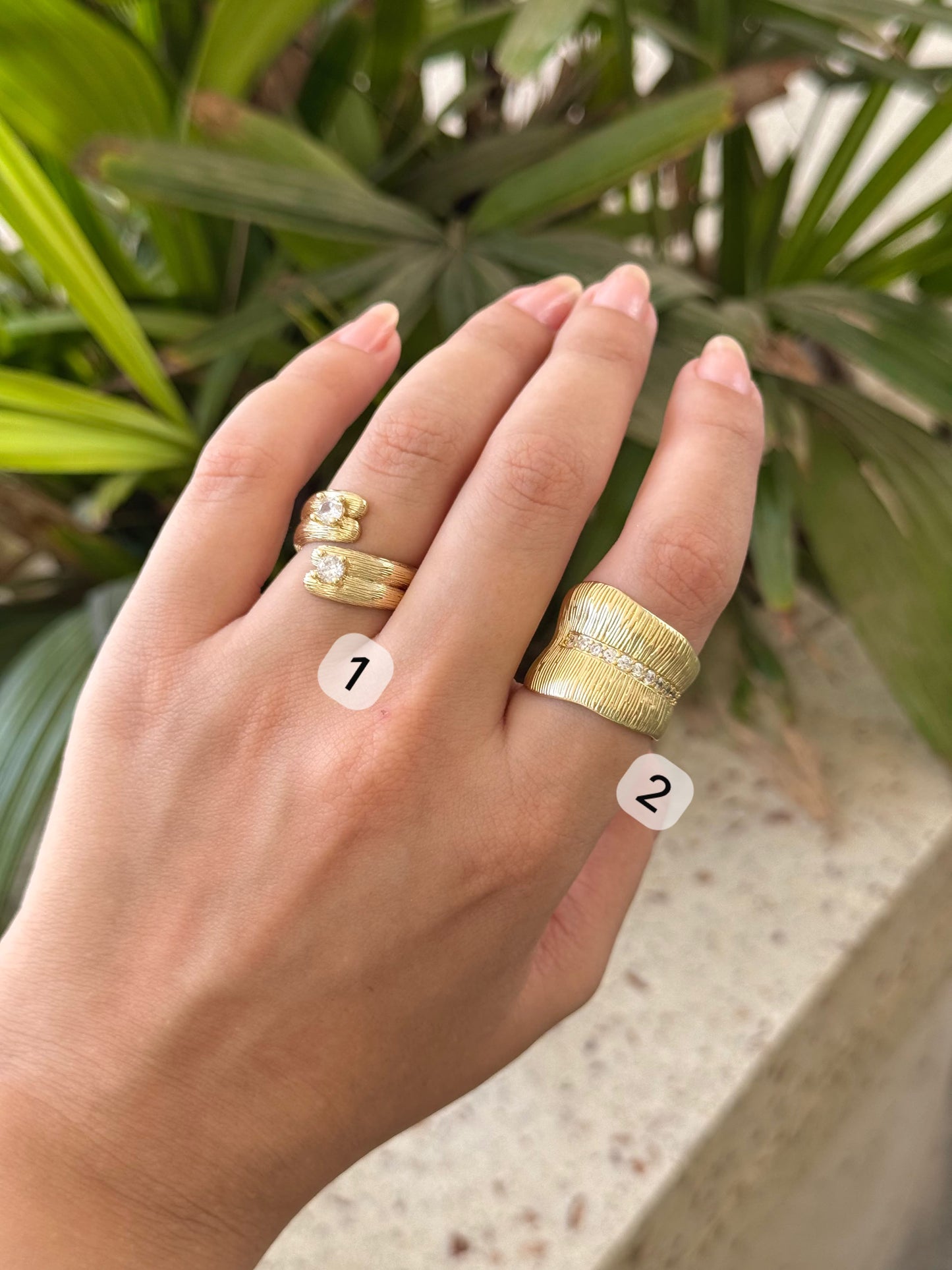 Gilded Rings