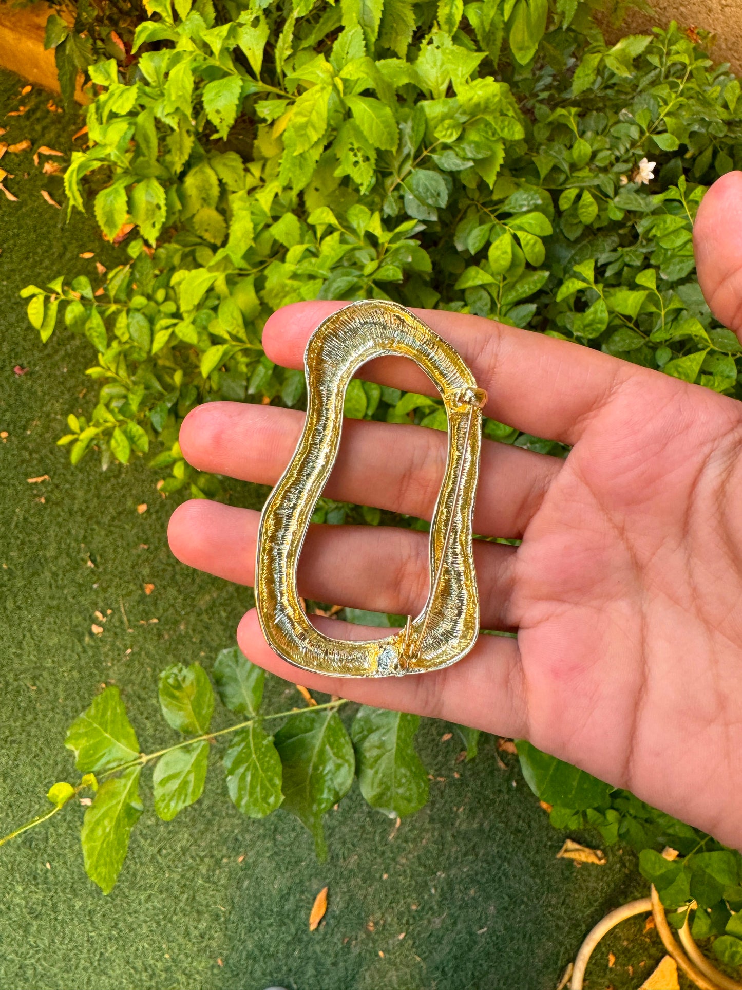 Silver&Gold brooch
