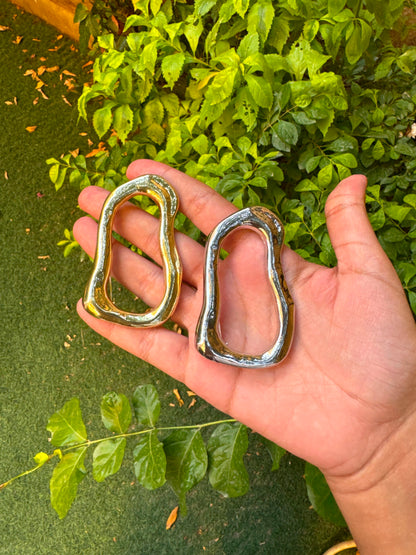 Silver&Gold brooch