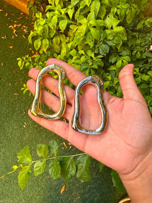 Silver&Gold brooch