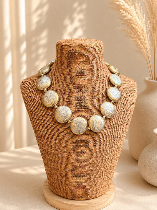 Gold circles Necklace