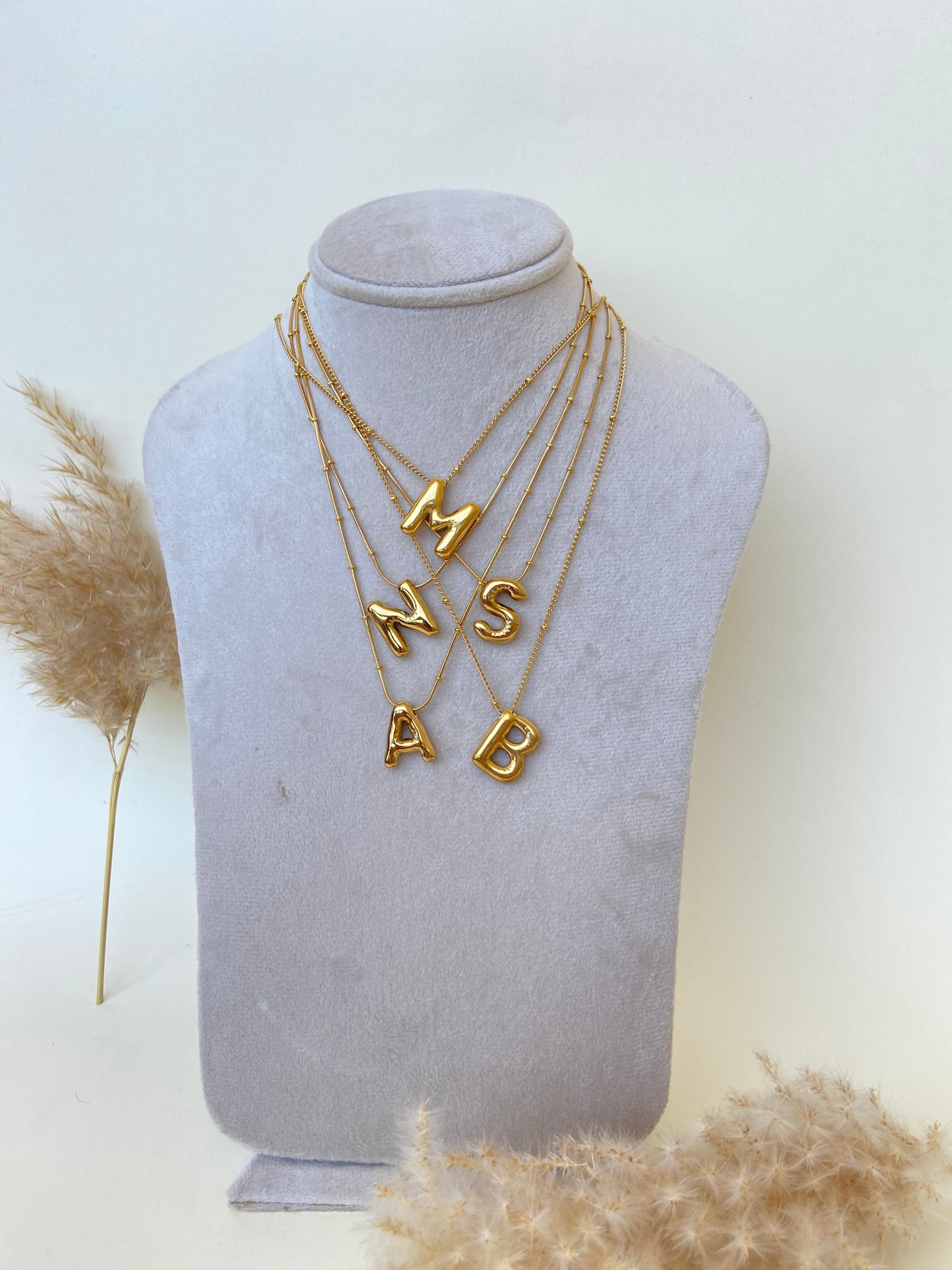 Stainless letter Necklace