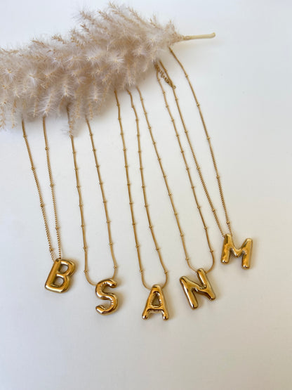 Stainless letter Necklace