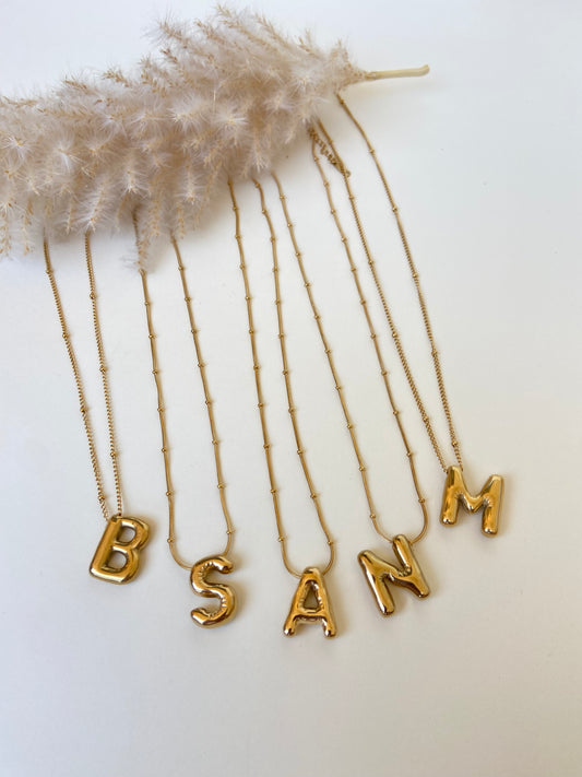 Stainless letter Necklace