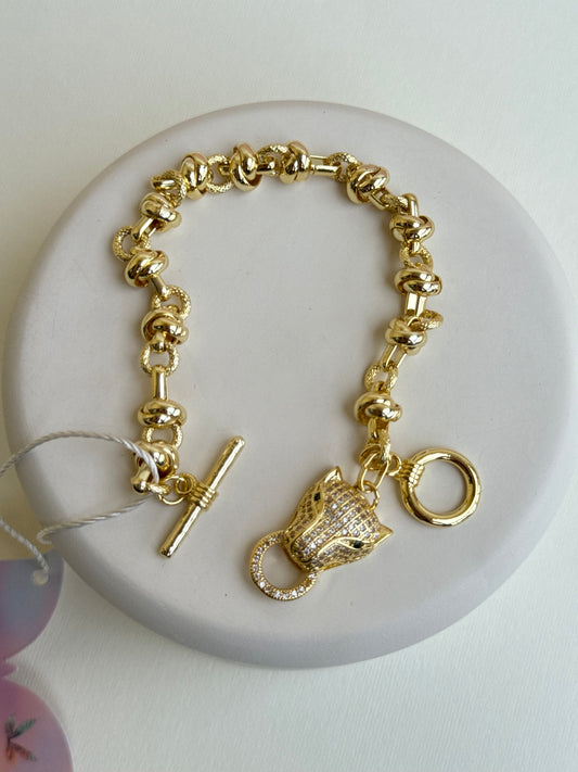 Golden Lion Bracelet