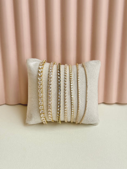 Gold tennis Adjustable