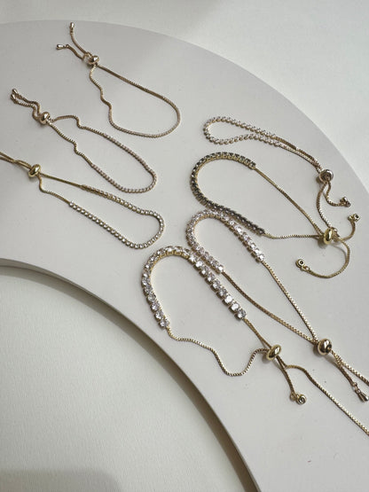 Gold tennis Adjustable