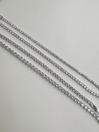 Tennis Silver Bracelet