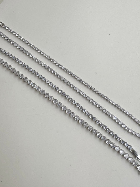 Tennis Silver Bracelet