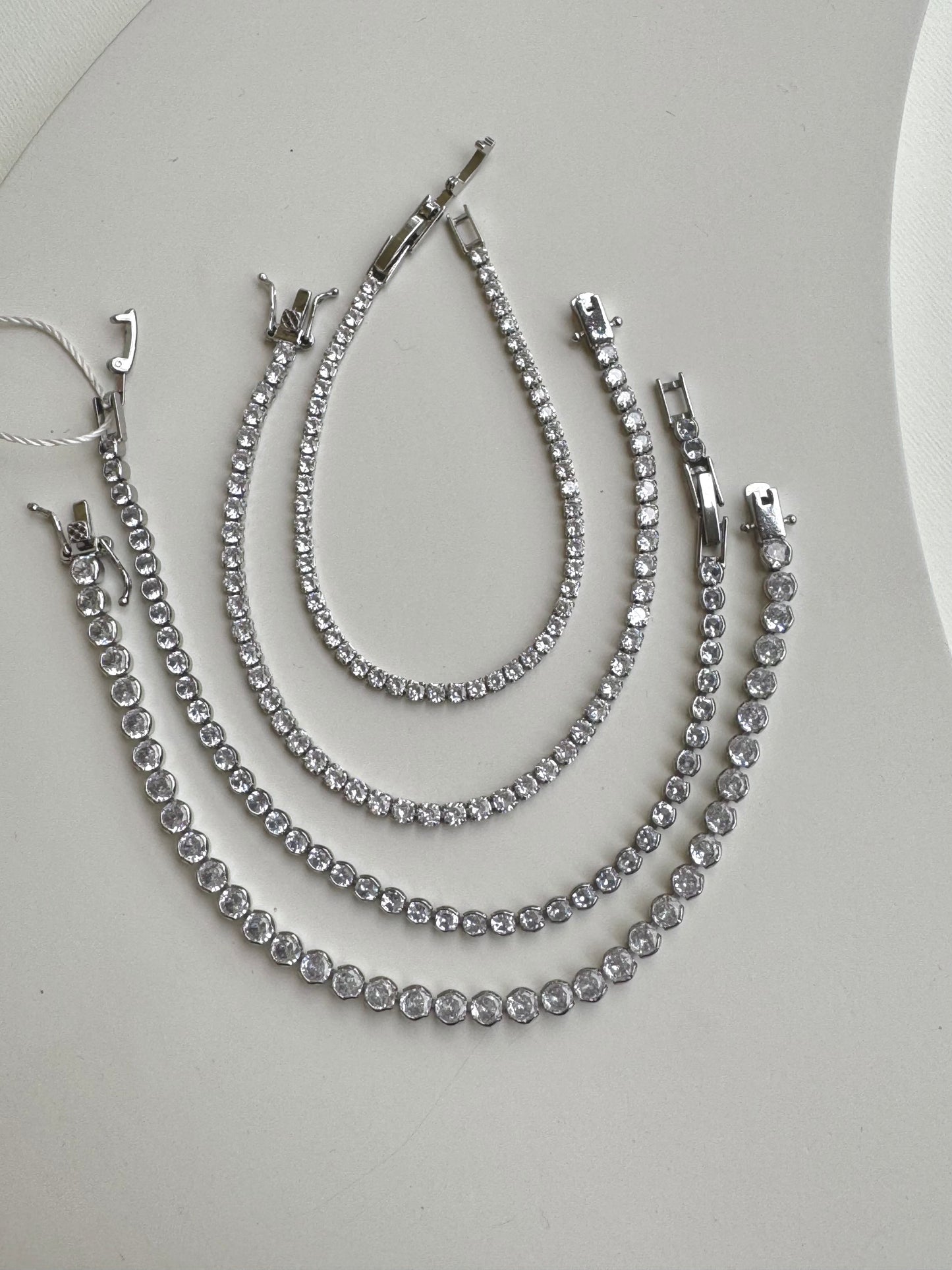 Tennis Silver Bracelet