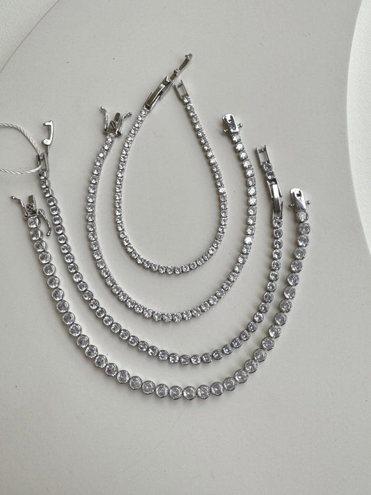 Tennis Silver Bracelet