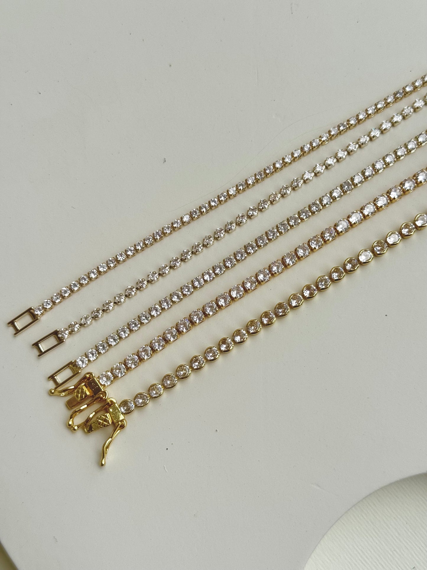 Tennis Gold Bracelet