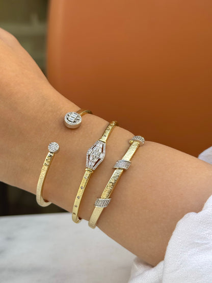 Crinkle bangles