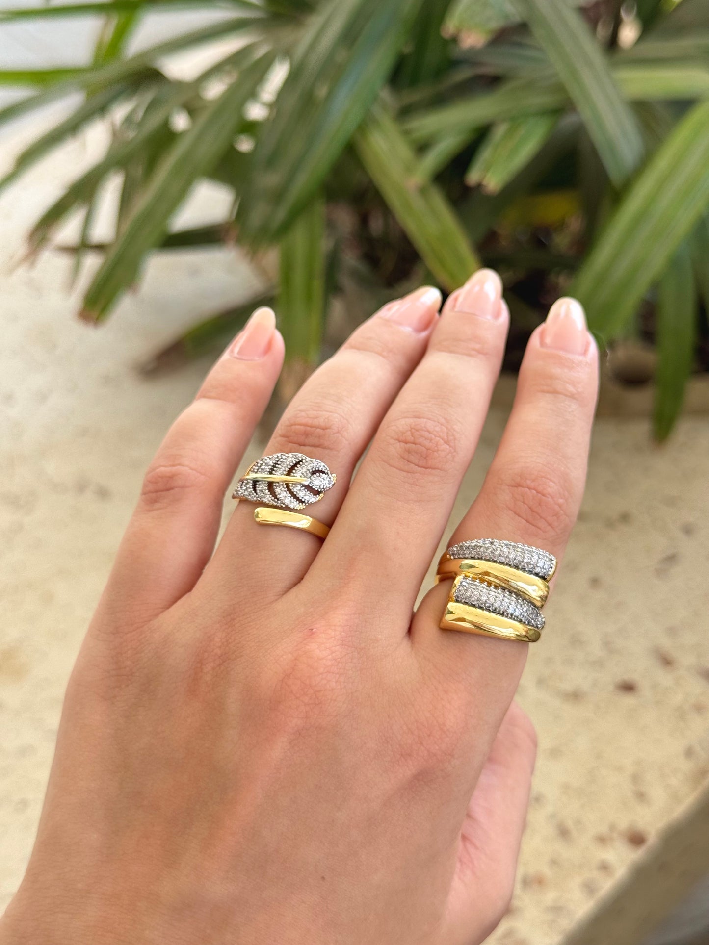 Leaves Rings