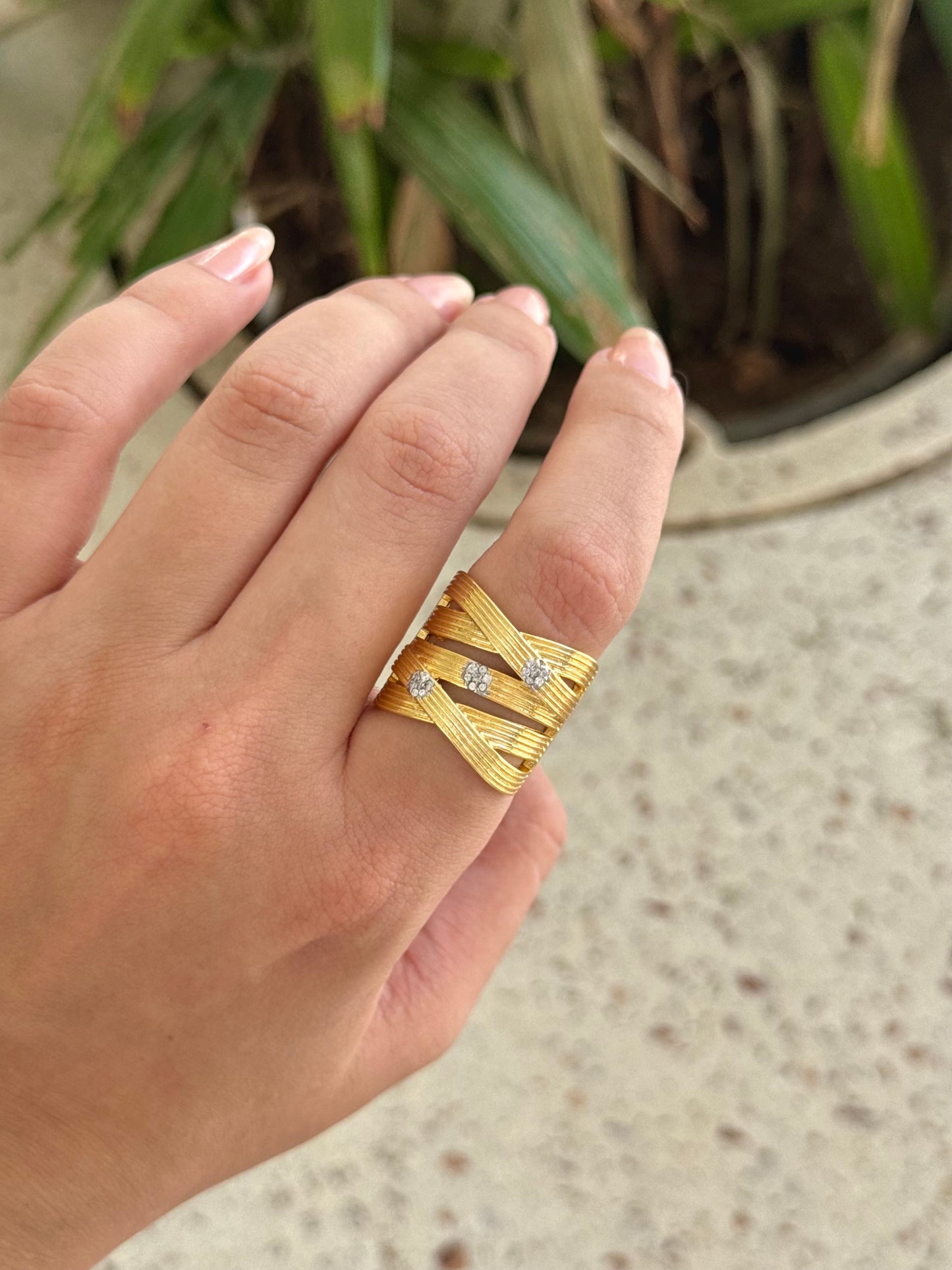 Layered ring