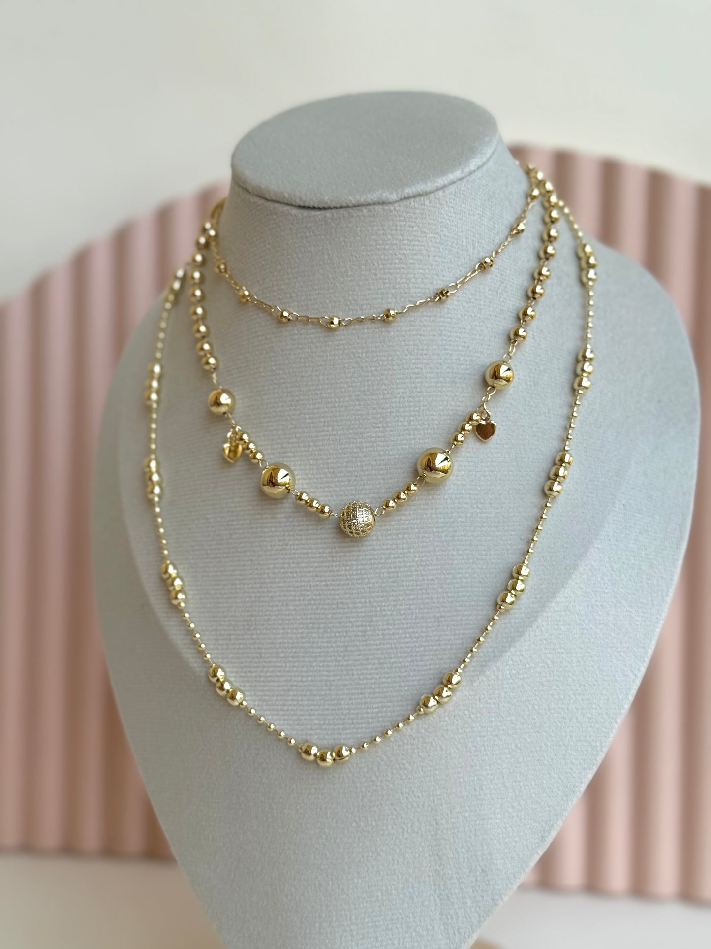 GoldPearled Necklaces