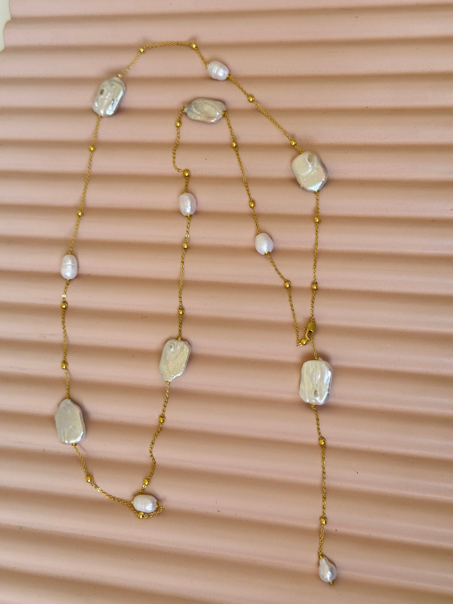 pearl top necklace