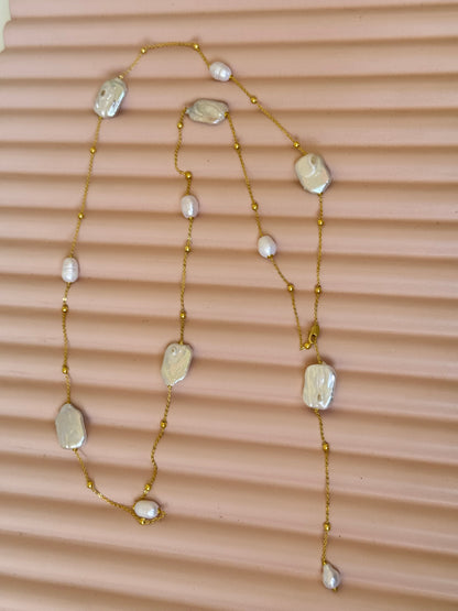 pearl top necklace