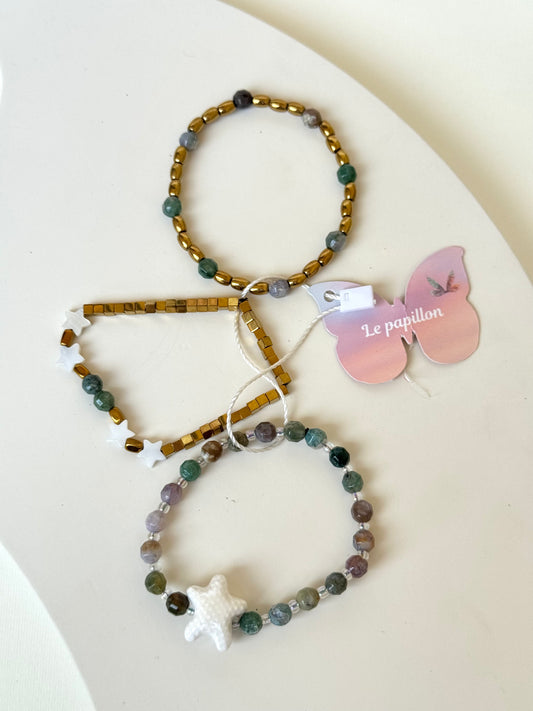 Garden bracelets Set