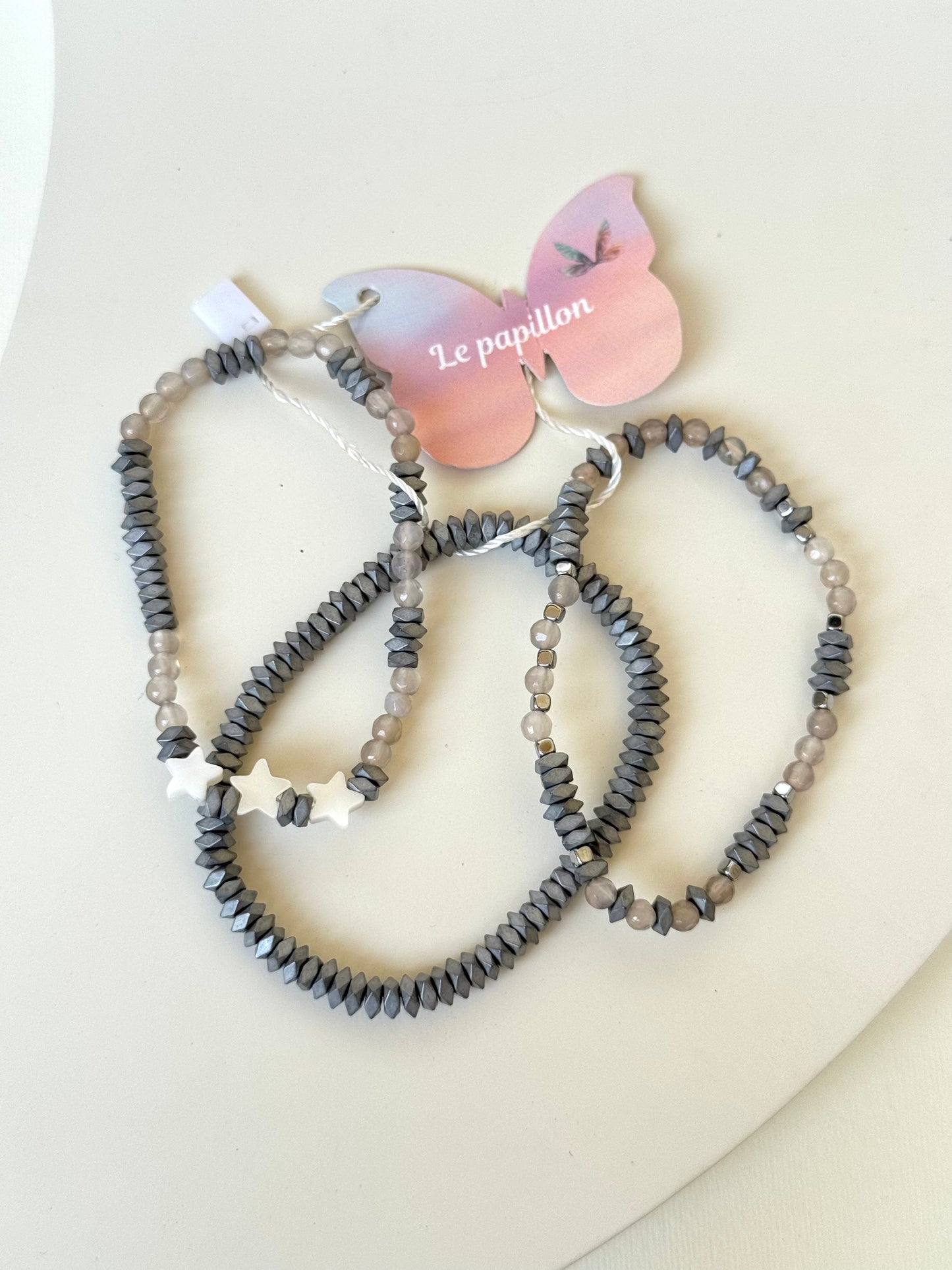 Greyish Bracelet Set