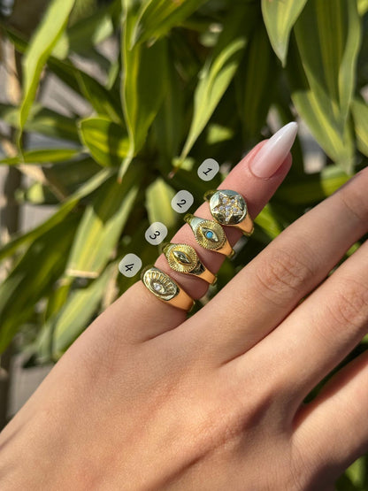 Eye Pinky Ring
