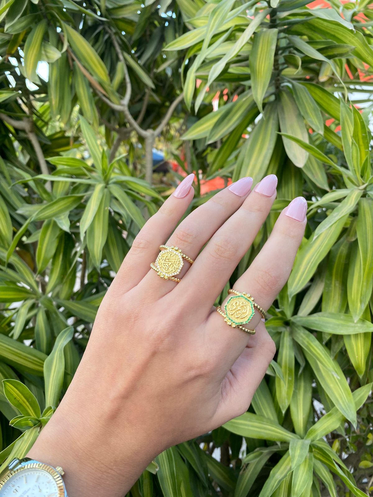 Arabic Script Ring