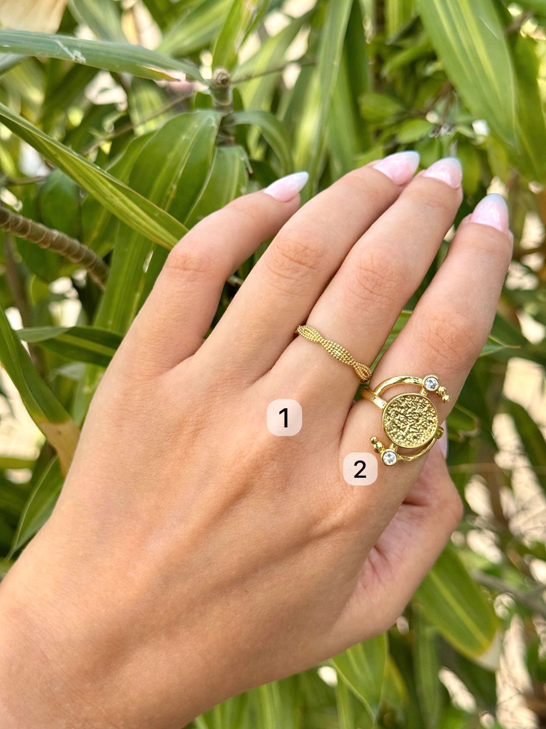 Gold Coin Ring