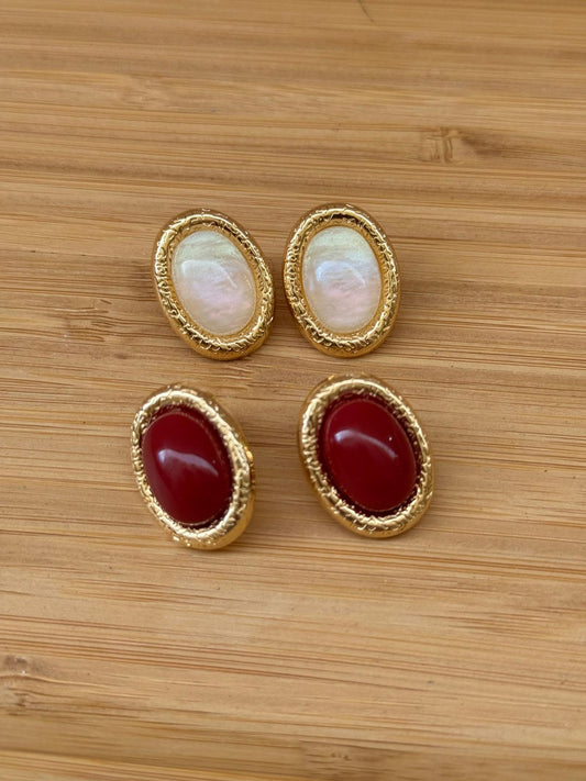 Framed - colored earings