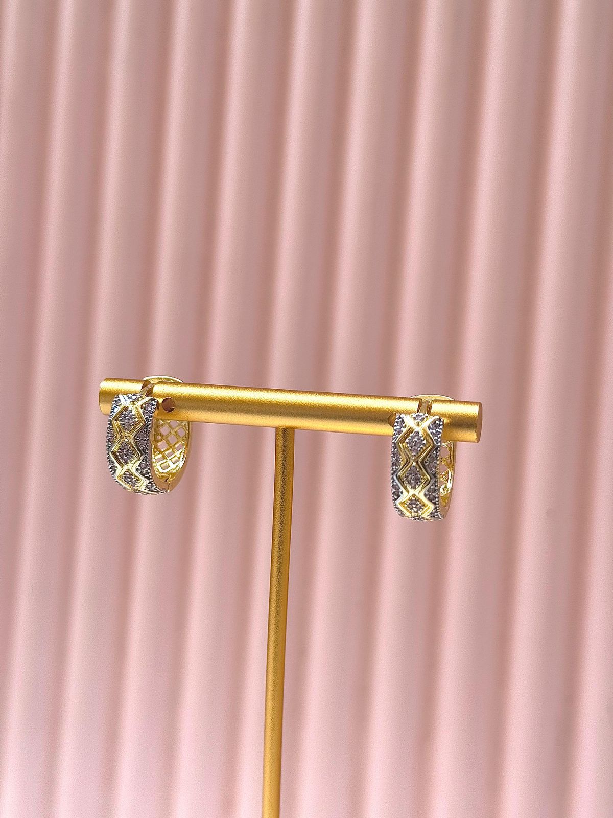 Touches in silver Earings