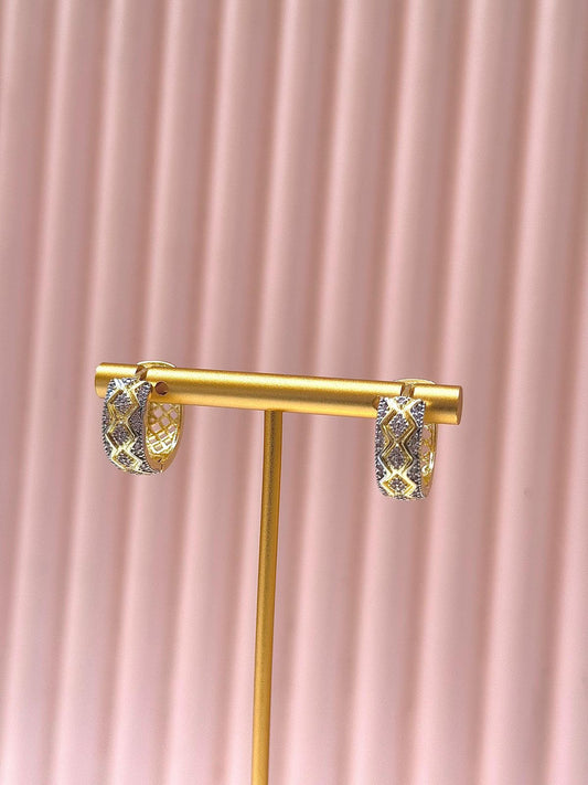 Touches in silver Earings