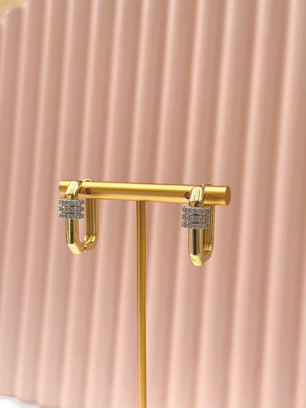 Silver lined Earings