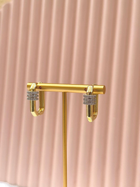 Silver lined Earings