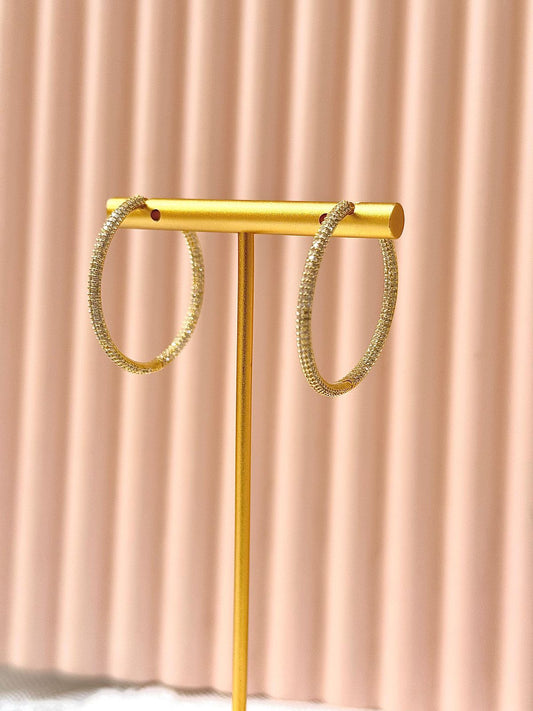 Tennis Circled Earrings