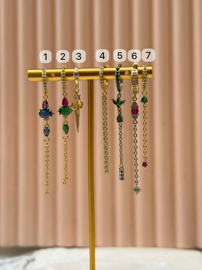 Colored piercings