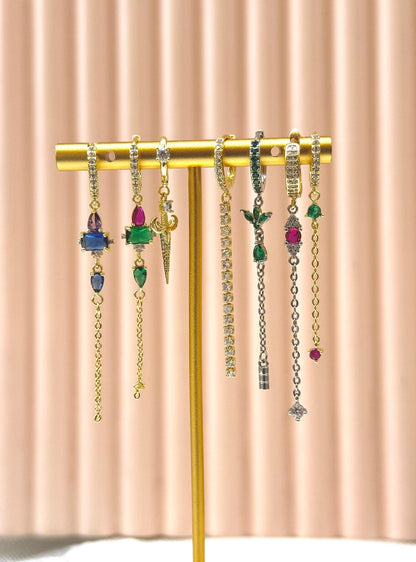 Colored piercings