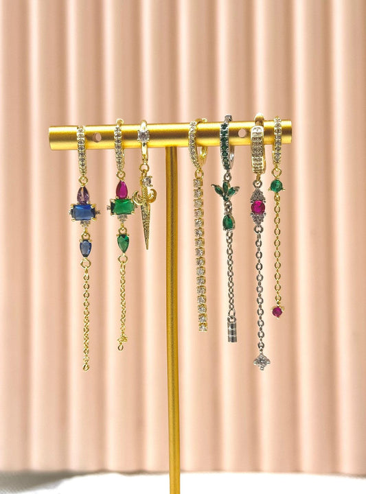 Colored piercings