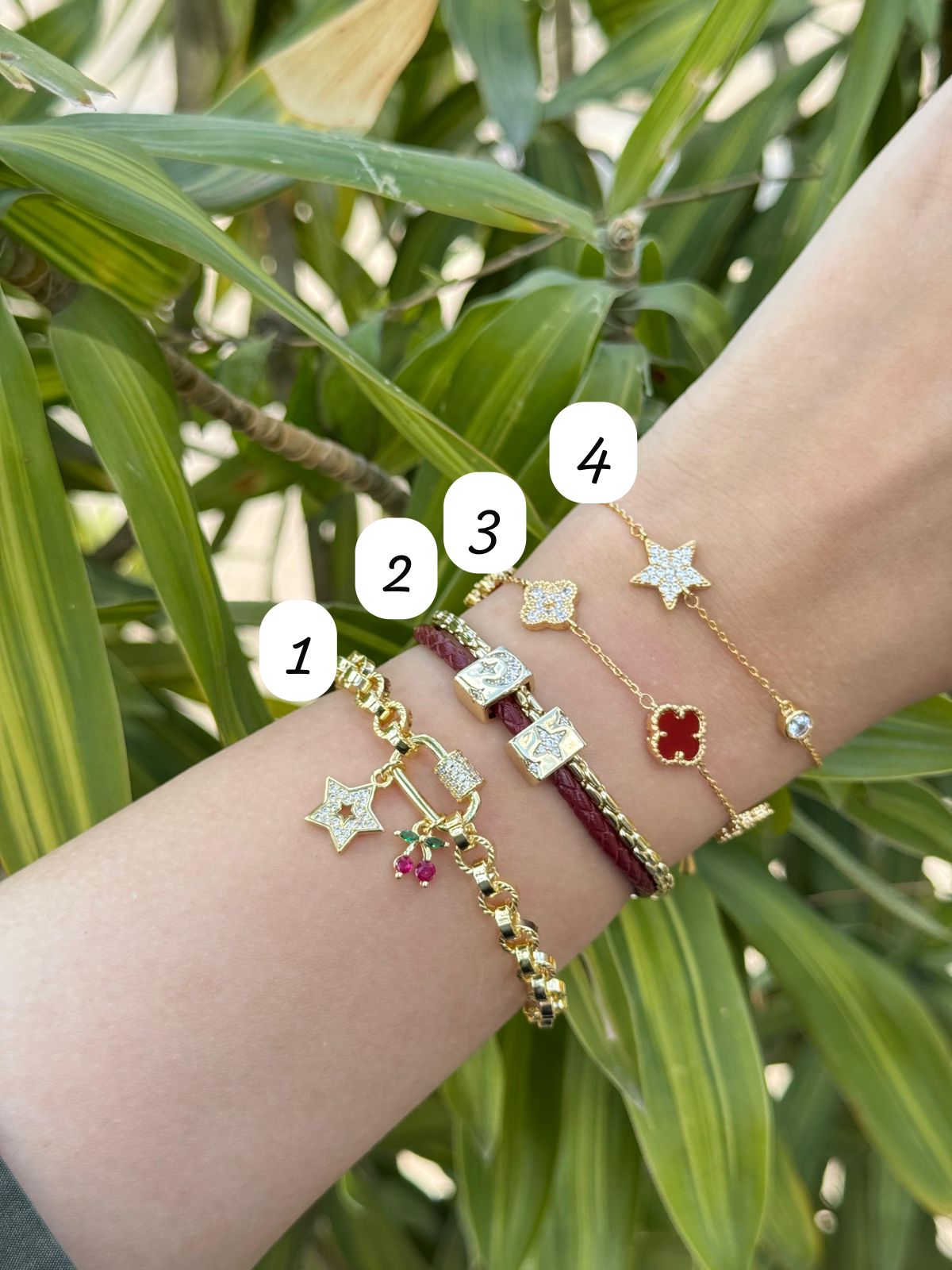 Ruby Touch Bracelet