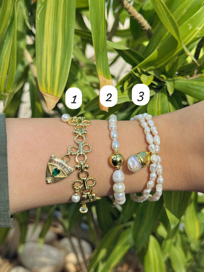 Pearl Gold Bracelet