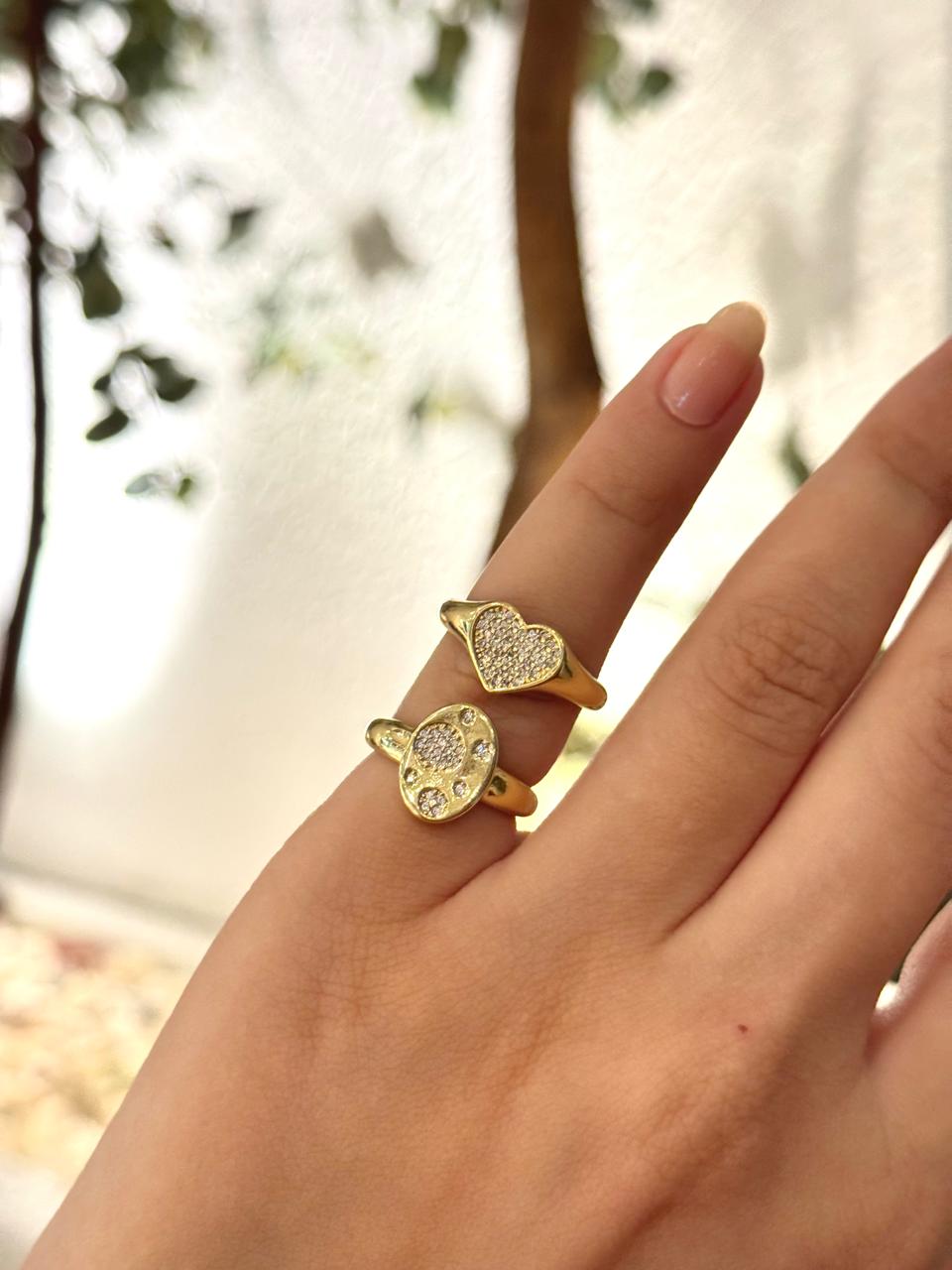 Zircon Pinky Ring