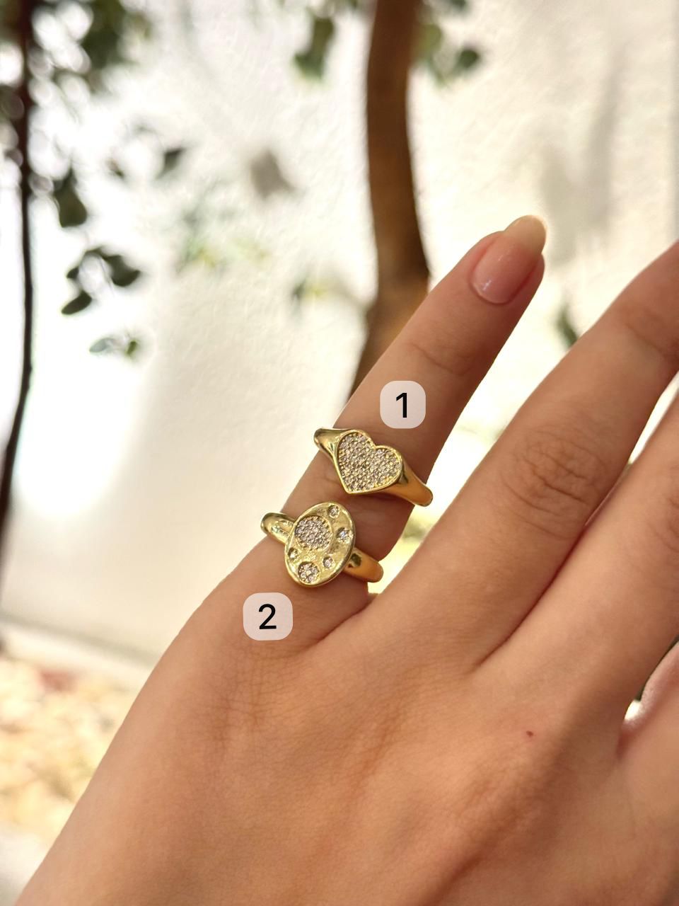 Zircon Pinky Ring