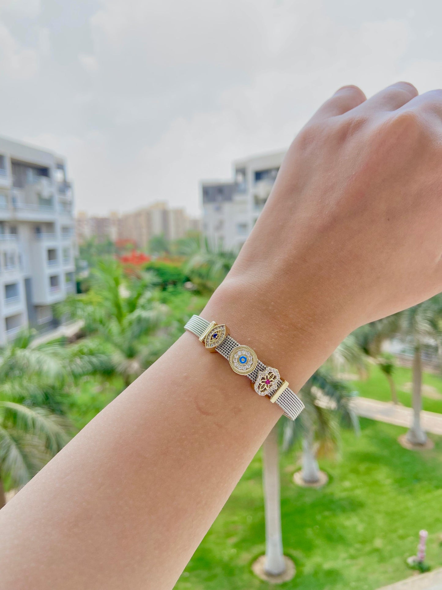 Silver Magnet Bracelet