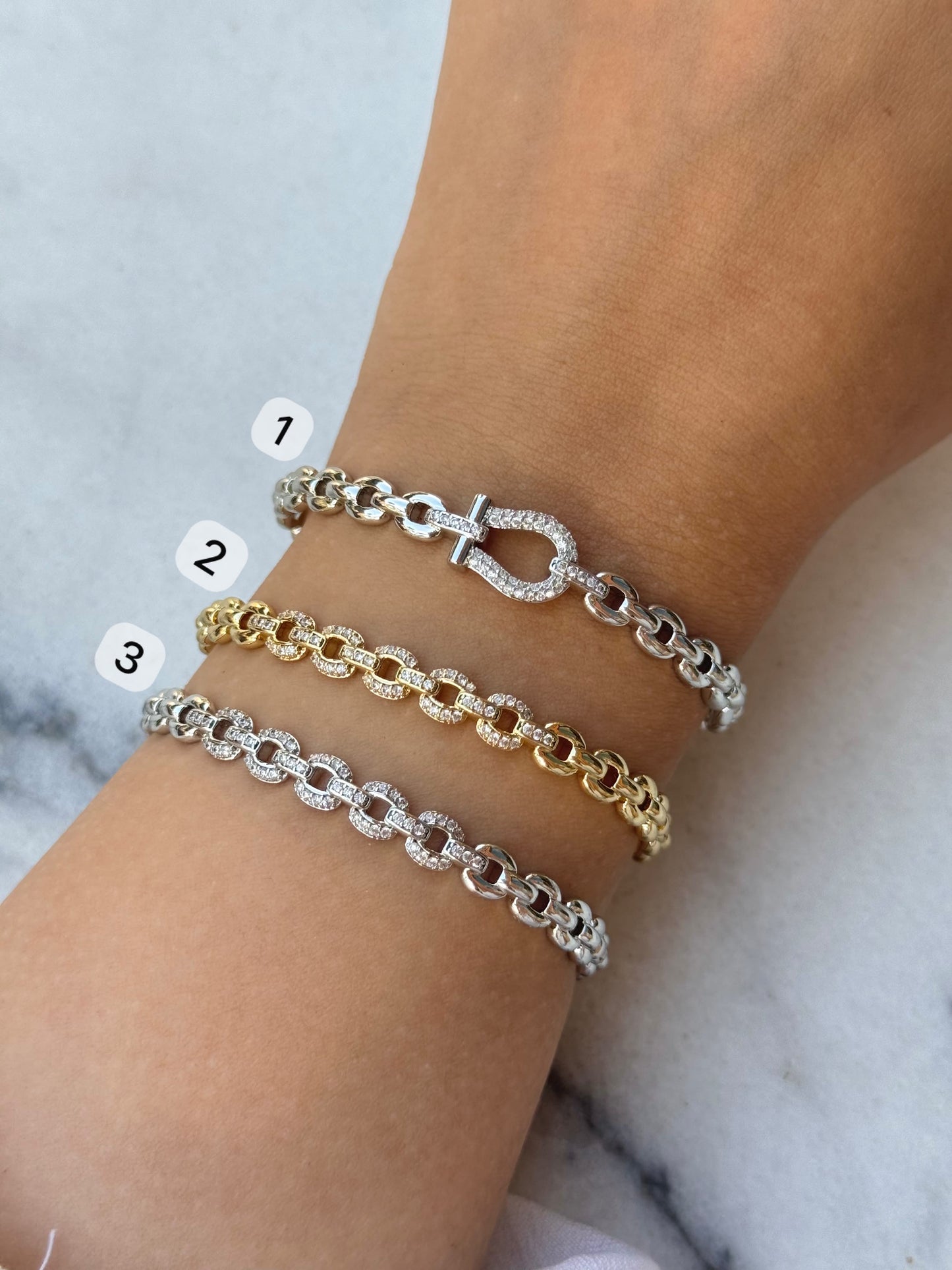 Chained Bangles